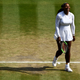 Serena Williams celebrates defeating Julia Goerges of Germany during their Ladies’ Singles semi-final match on day 10 of the Wimbledon Lawn Tennis Championships at All England Lawn Tennis and Croquet Club on July 12, 2018 in London, England.